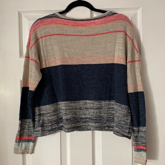 Anthropologie Moth Samedi Linen Blend Sweater - Picture 6 of 6